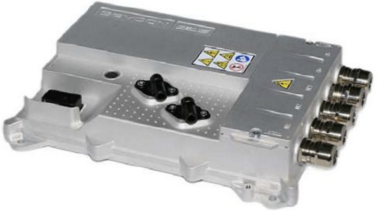 The inverter for the hybrid, military off-road vehicle